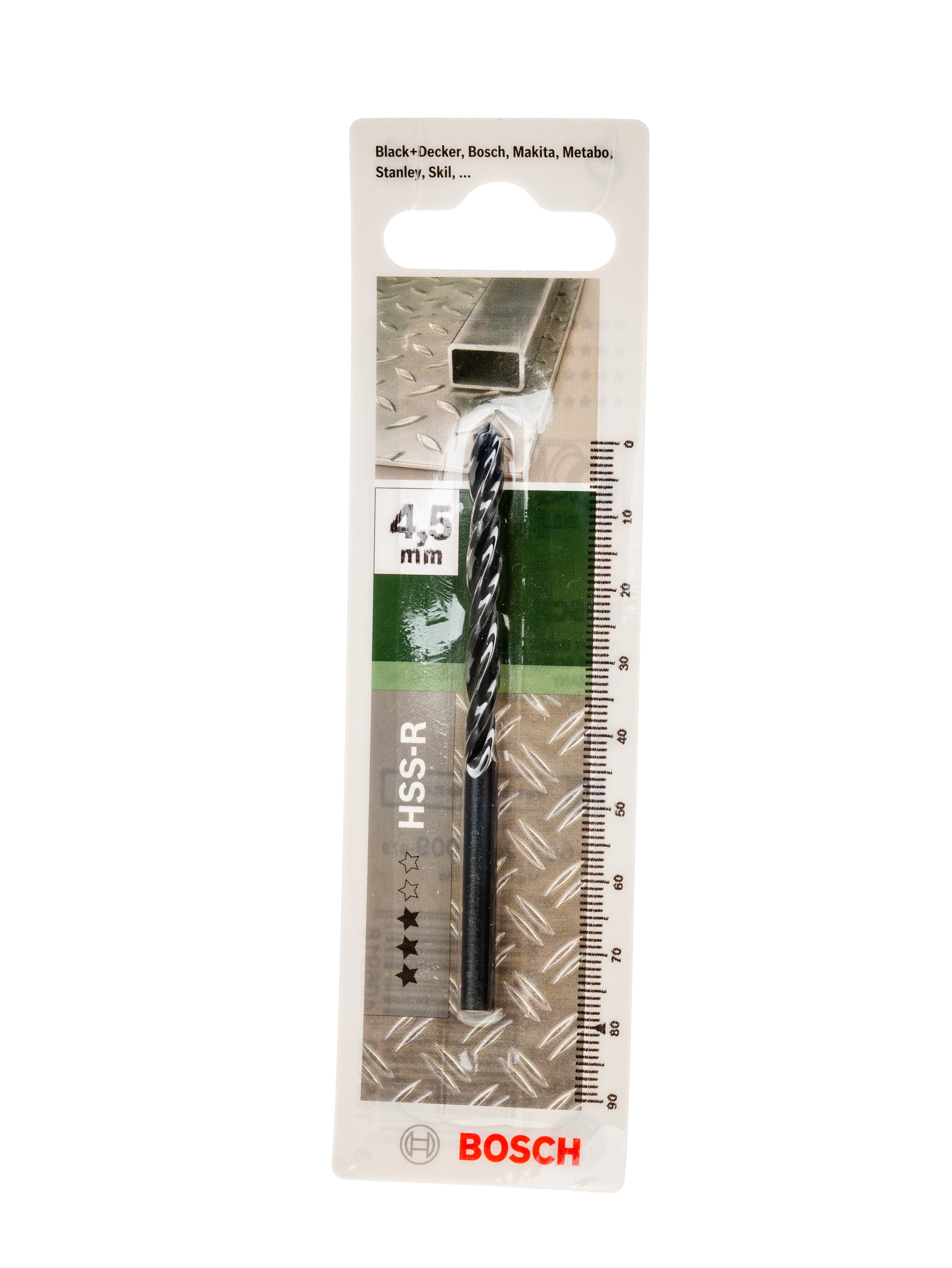 Свредло Bosch HSS-R ø4.5мм / 47х80мм