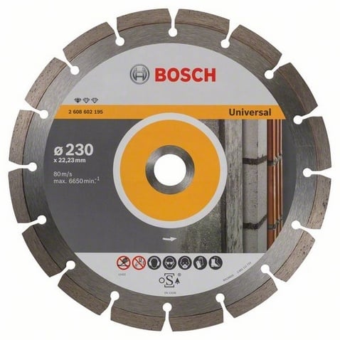 Диамантен диск за рязане Bosch Standard Universal D230 Upe Eco