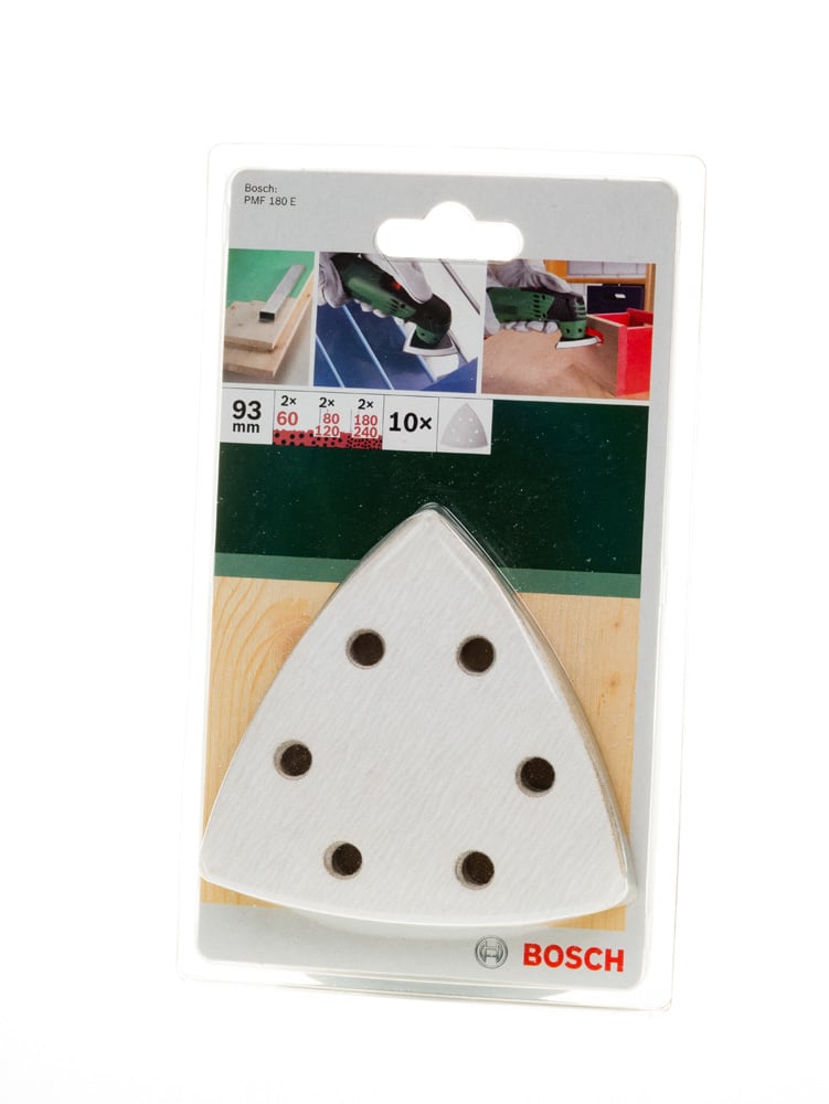 Комплект 10 шкурки за боя DA Bosch 93мм