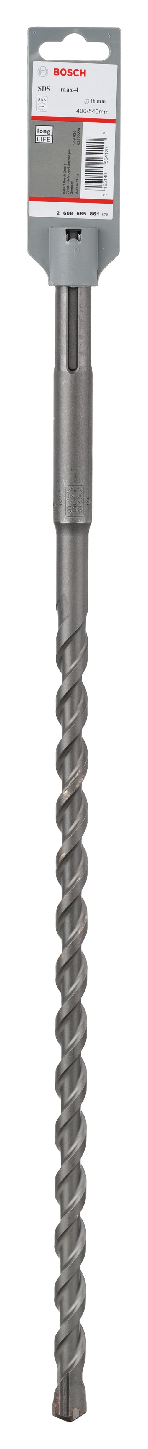 Свредло за бетон и зидария Bosch Pro SDS max-4 / ø16мм / 400x540мм