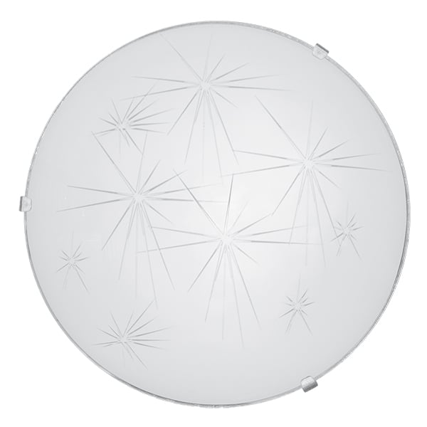 Плафон Искри ø300мм 1x60W E27 бял