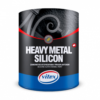 Емайллак Heavy Metal Silicon 375мл сребърна 