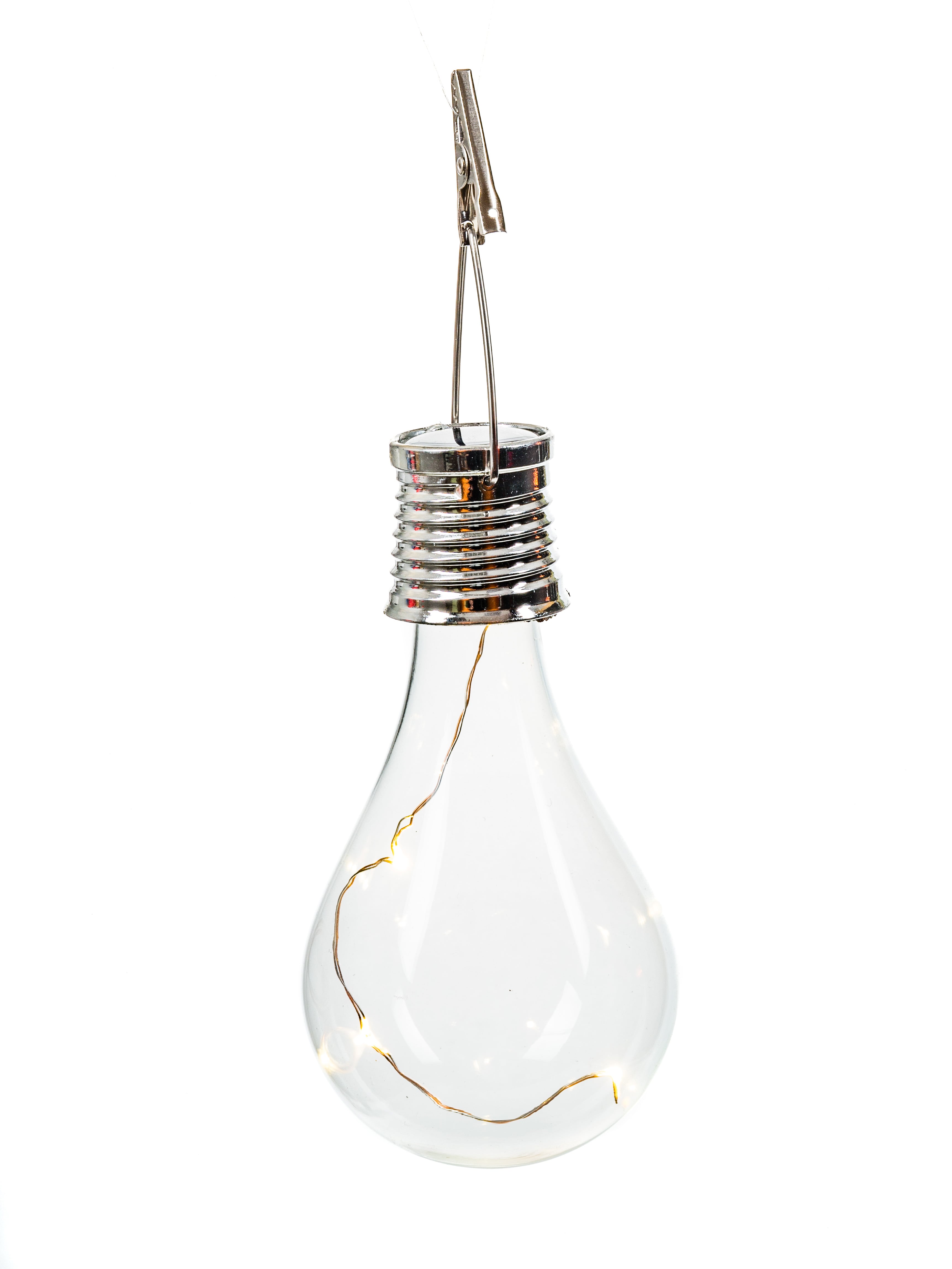 Соларна LED крушка SР-6160 с кукичка за окачване и клипс