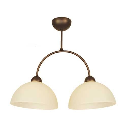 Полилей Вероника 2x60W Е27 патина/екрю