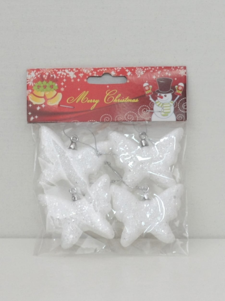 Коледна украса Пеперуди М3-326 / 4 броя