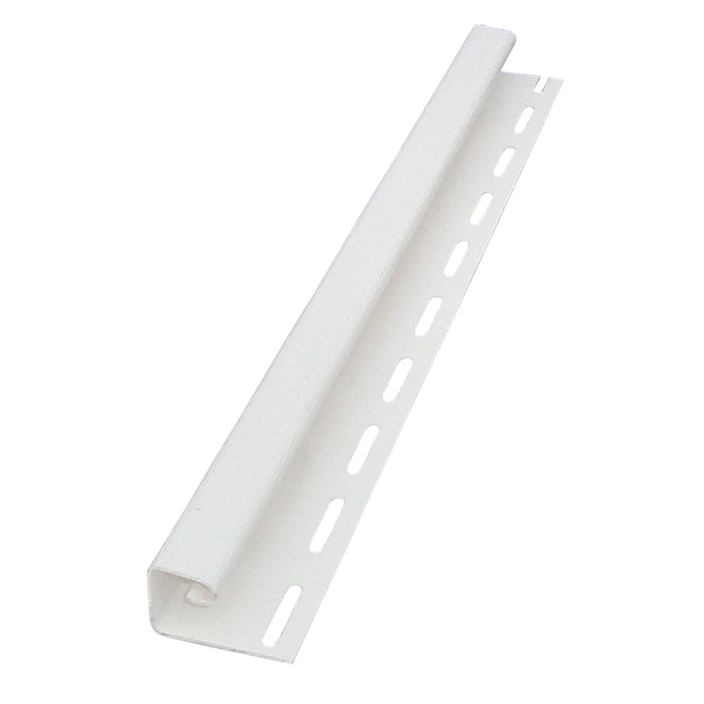 J-профил за стрехи Soffit бял 3м