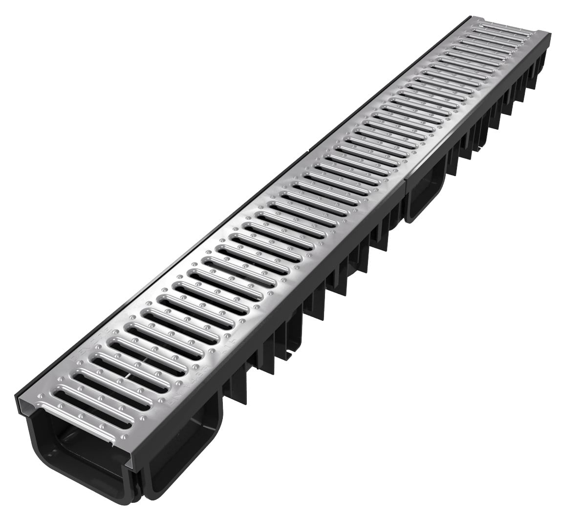 Канал с неръждаема решетка Devorex Xdrain 130х50мм х 1м