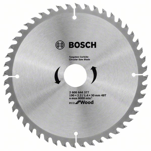 Циркулярен диск за дърво Bosch 48T 190х1.4x30мм 