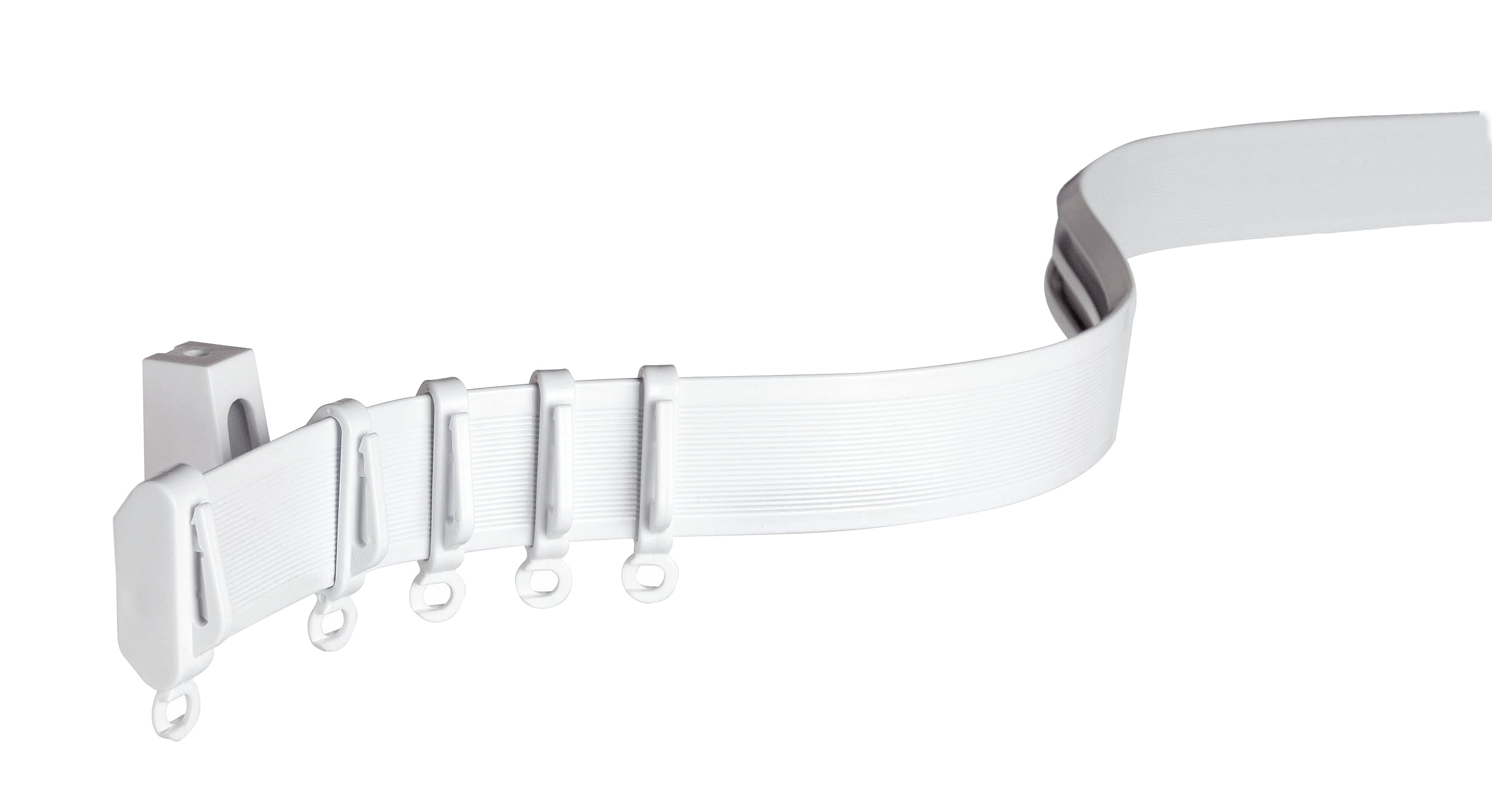 PVC корнизна шина / огъваща се Flexline бяла 350см 