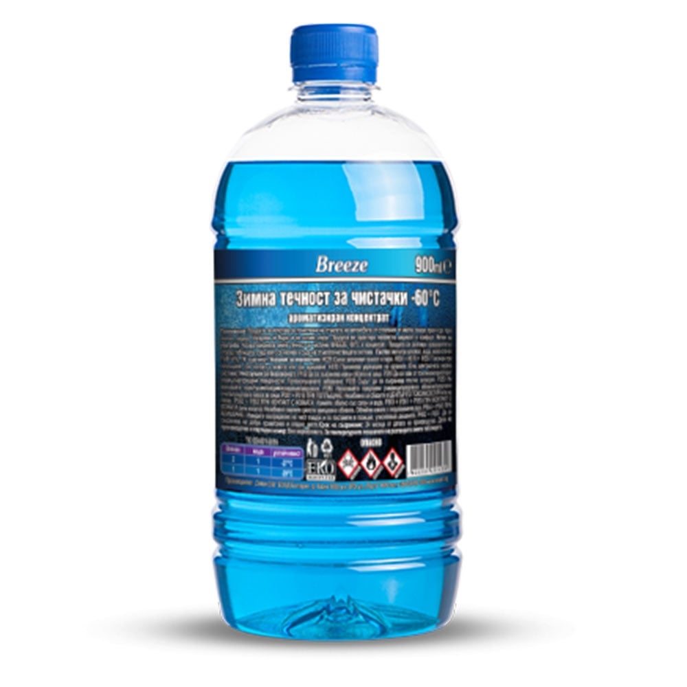 Зимна течност за чистачки бриз -60°С 0,90L