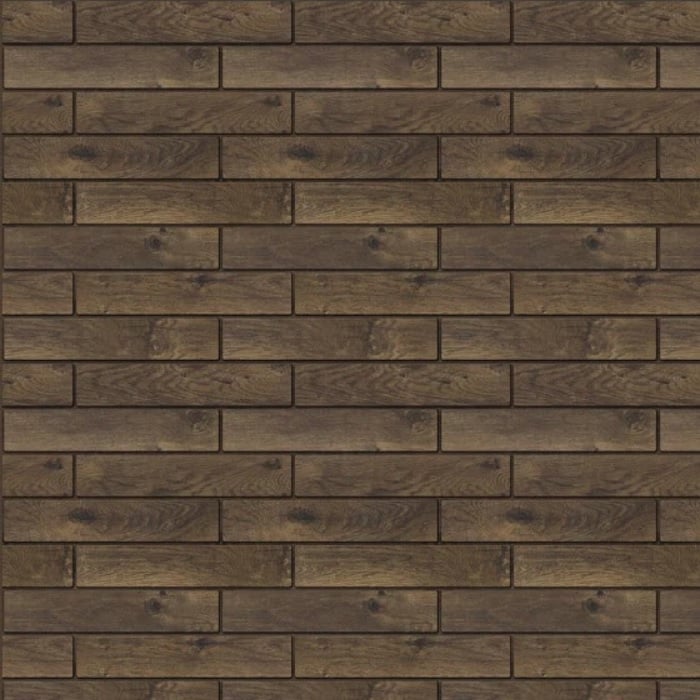 PVC ламперия Welltech тъмен паркет 260x25x0,75см