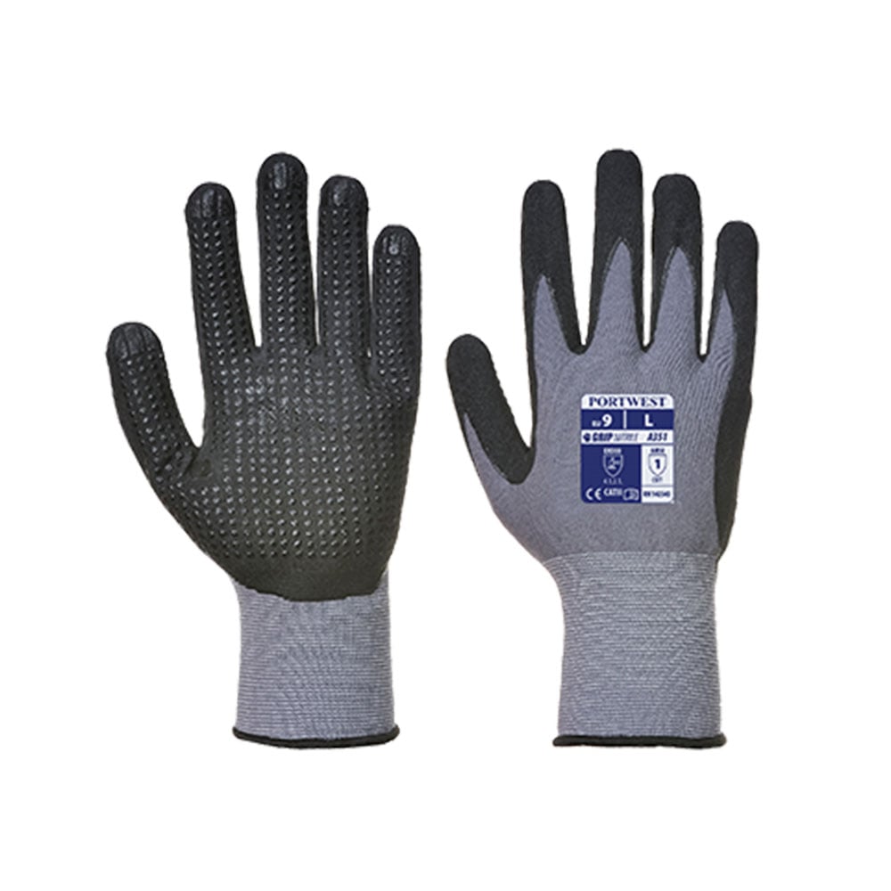 Ръкавици Portwest Demi Flex Plus L сиво/черно