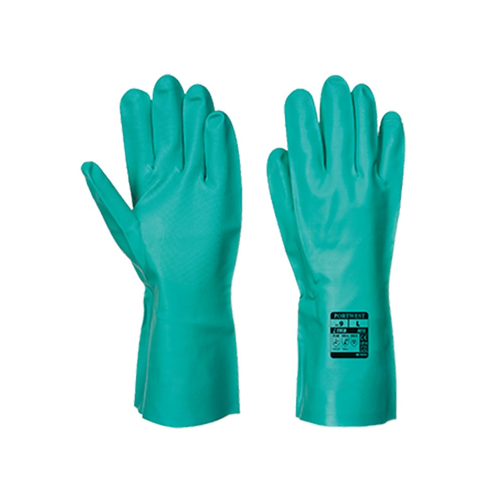 Химически ръкавици Portwest Nitrosafe XL зелени