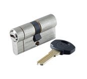 Двустранна ямкова ключалка Yale 30/35 никел DIN