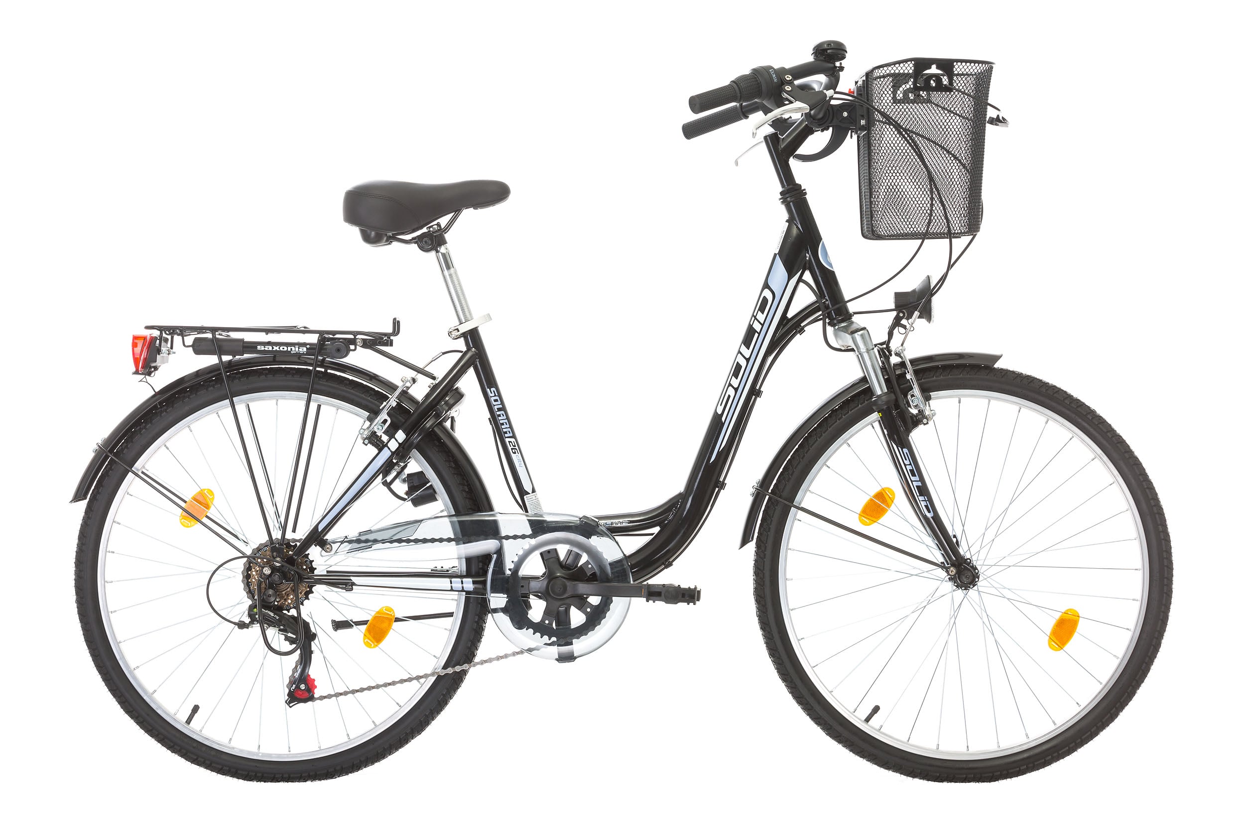 Велосипед Solid Solara City 26" 18 скорости черен