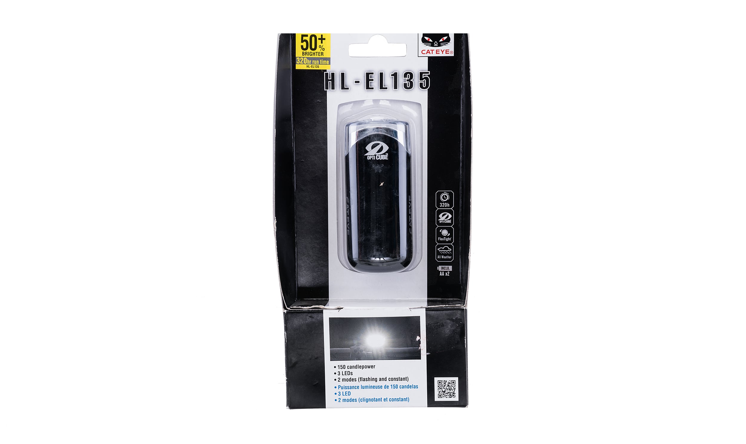 Предна светлина Cateye HL-EL135N бяла