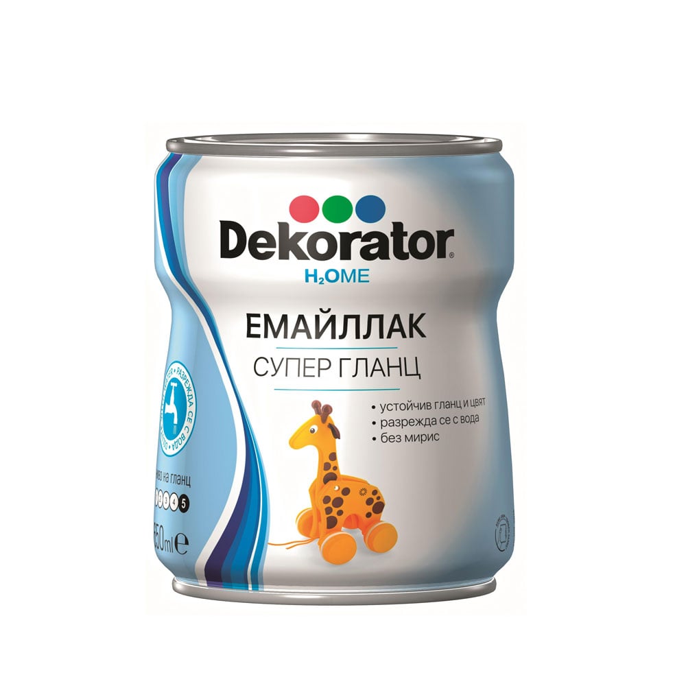 Емайллак Декоратор Супергланц червен 650ml