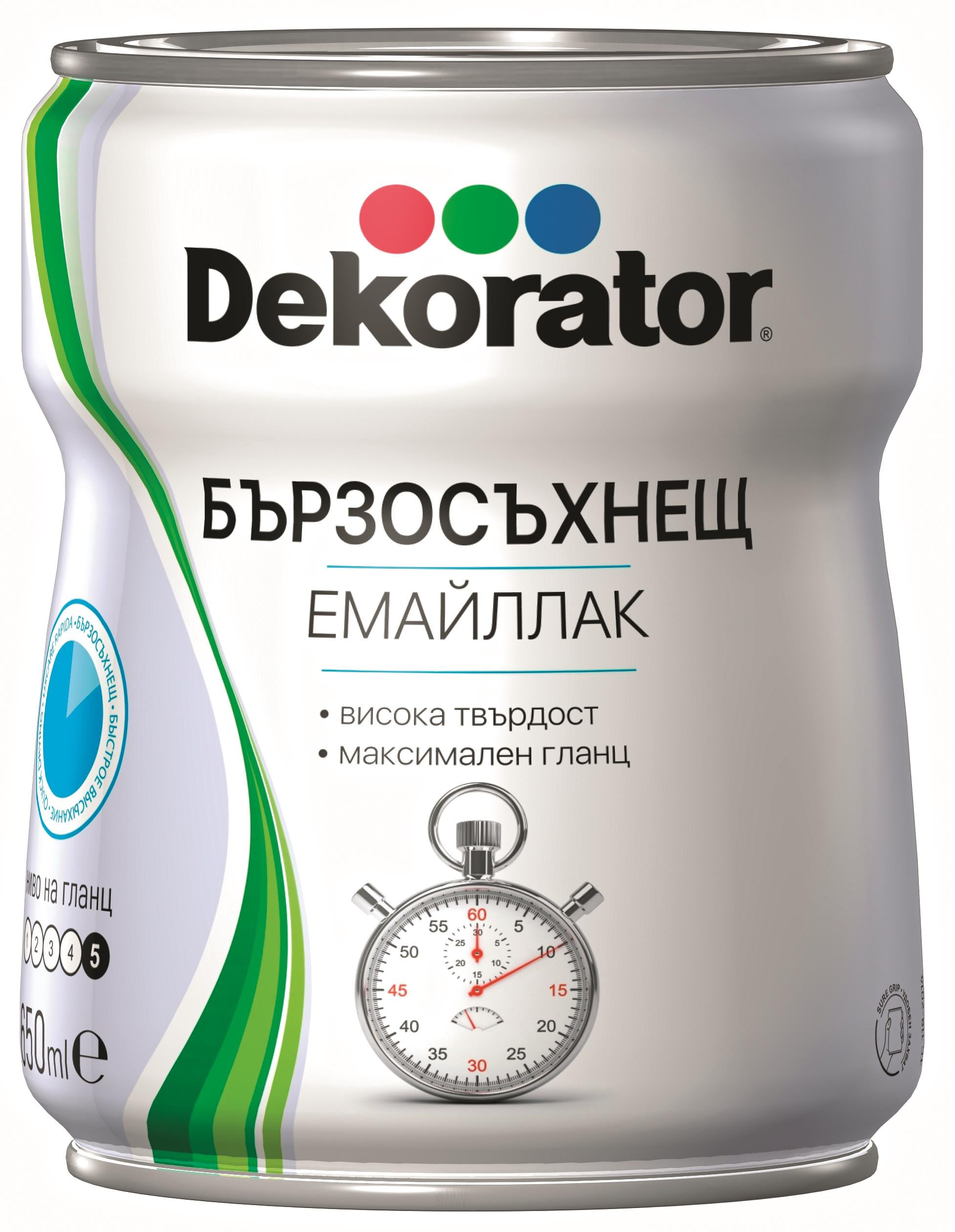 Бързосъхнещ емайллак Dekorator светлозелен 650ml
