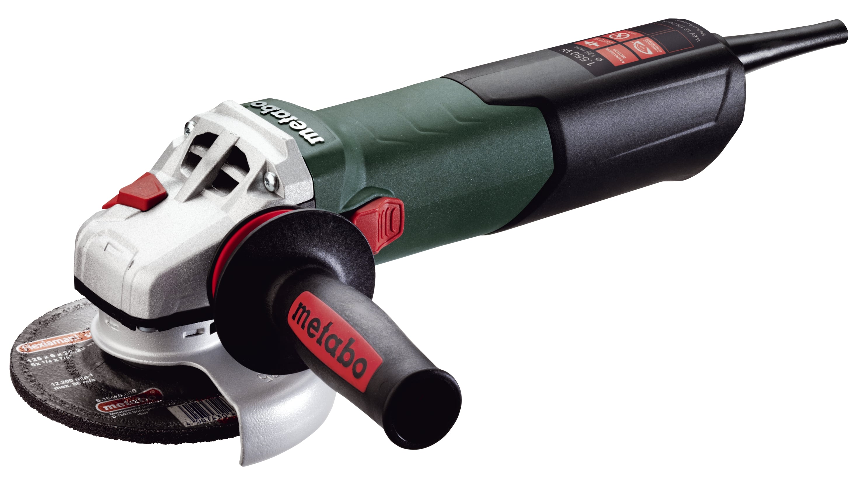 Ъглошлайф с регулируеми обороти Metabo WEV 15-125 Quick / 125 mm