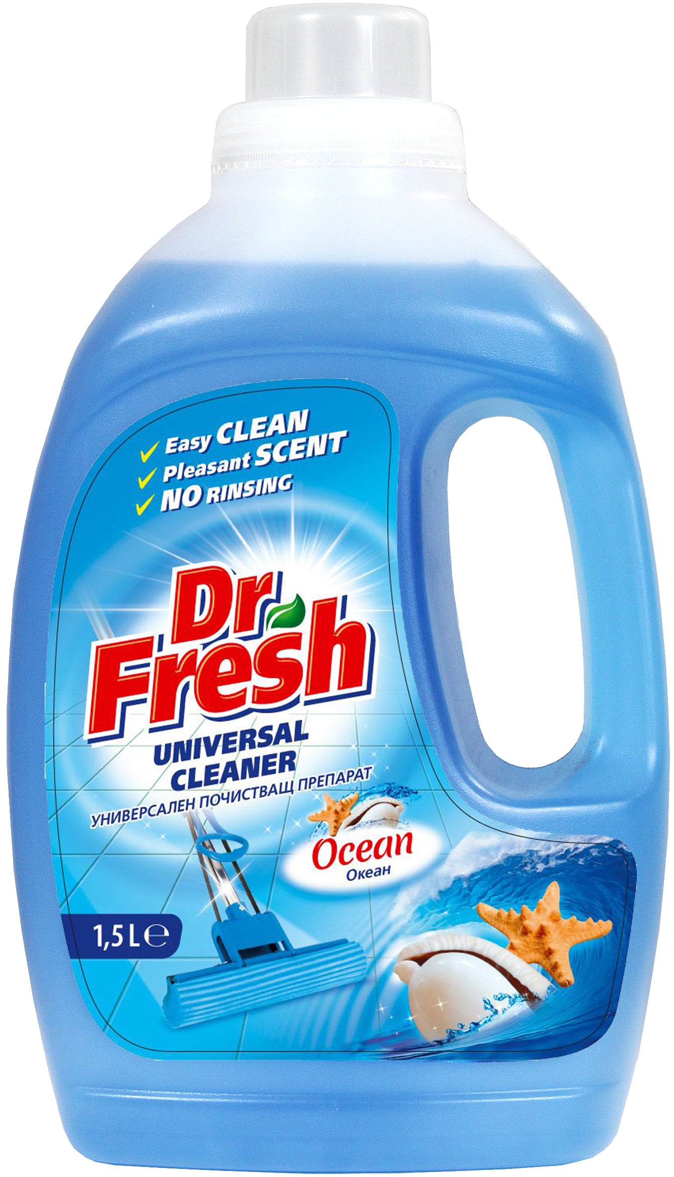 Универсален препарат за под Dr. Fresh океан 1500мл