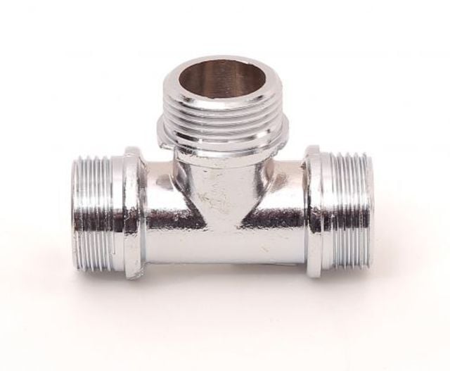 Тройник Ths Thermostyle 1/2" МММ месинг / хром / матиран 