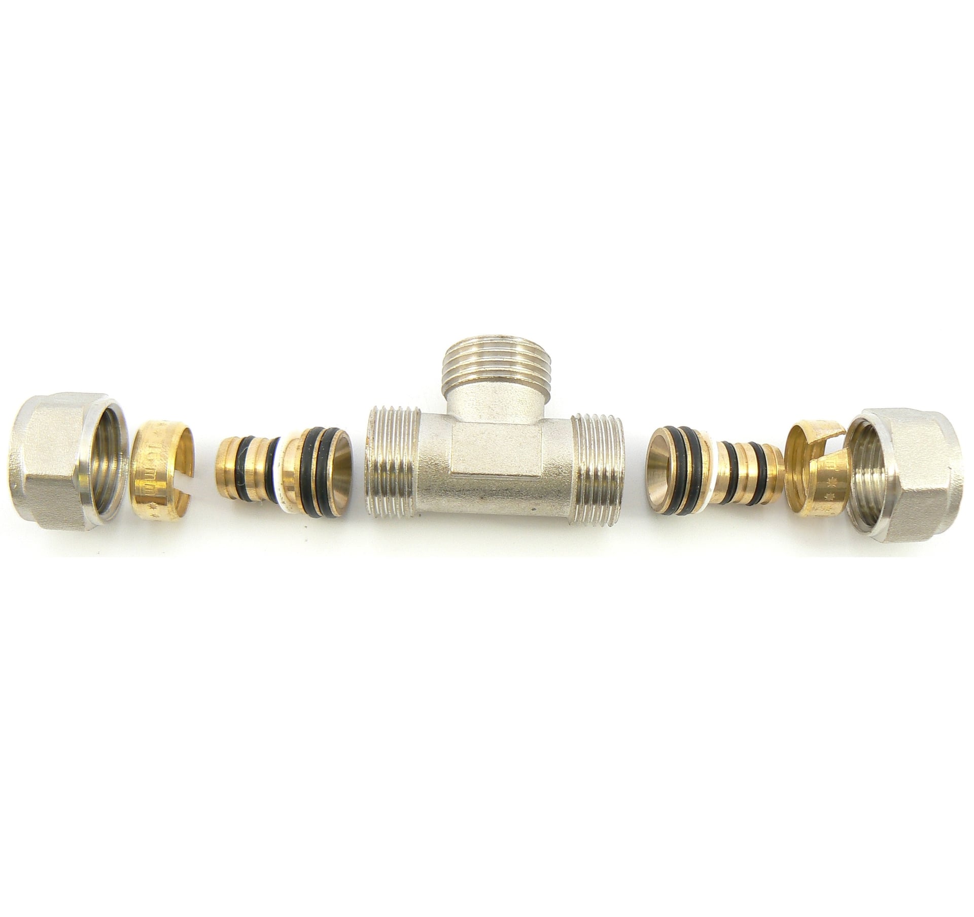Адаптор THS Thermostyle троен Ф20 х 1/2" М х Ф20 мм