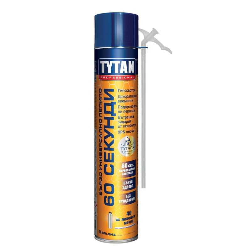 Универсално PU лепило Tytan Professional 60 Секунди 750мл