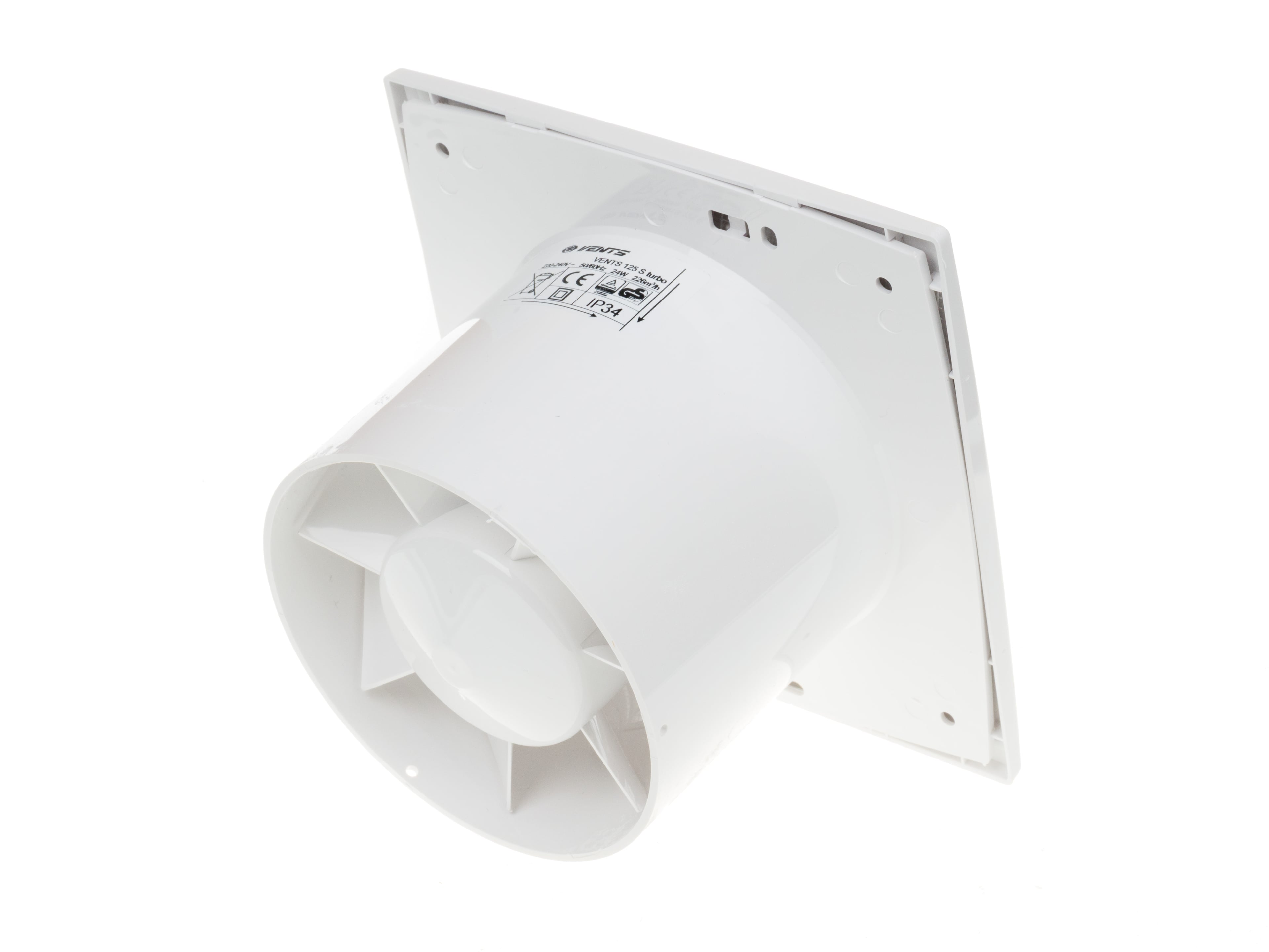 Аксиален вентилатор за баня Vents 125 S Turbo 24W