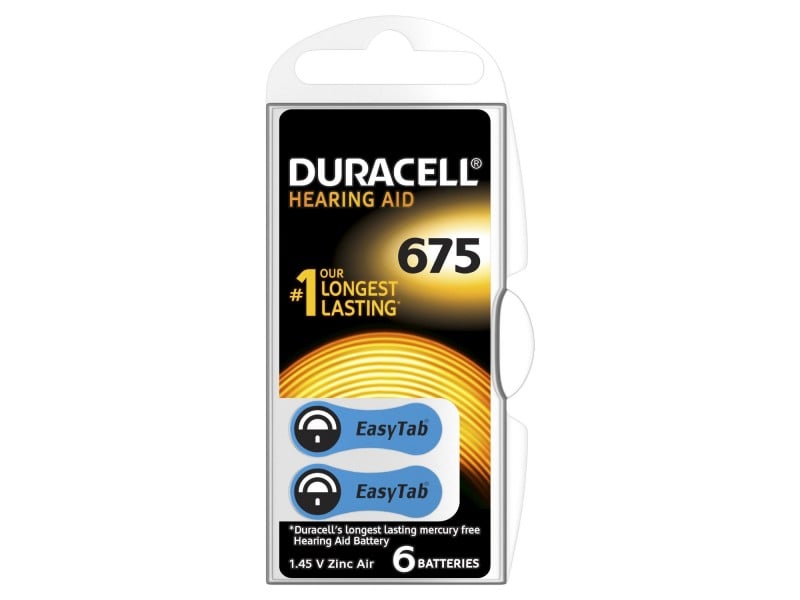 Батерии за слухов апарат ZA 675 Duracell
