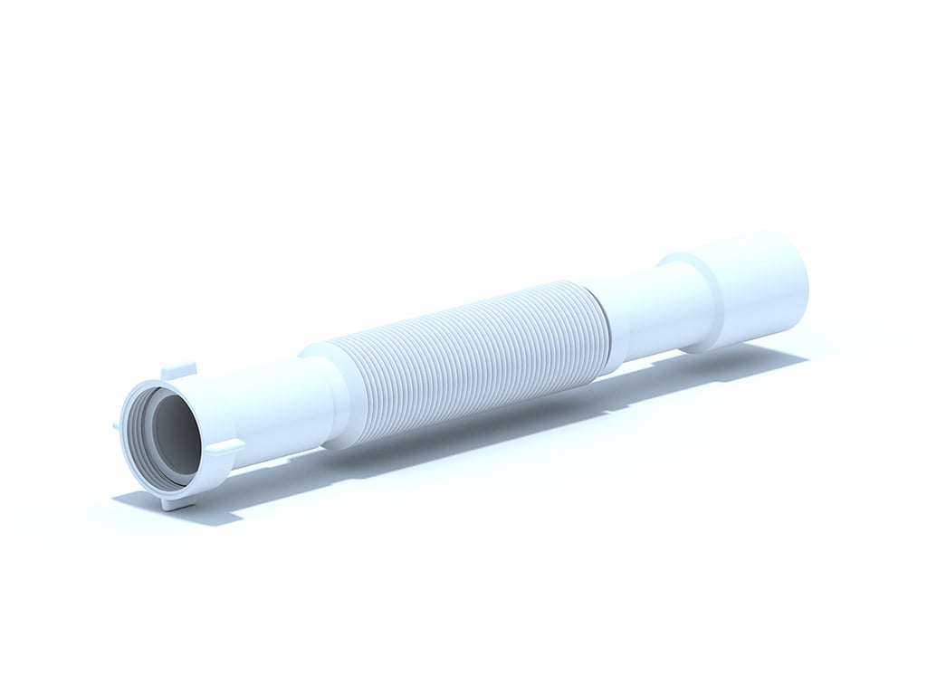 Гъвкава връзка за сифон с PVC гайка 1 1/4" 32/40