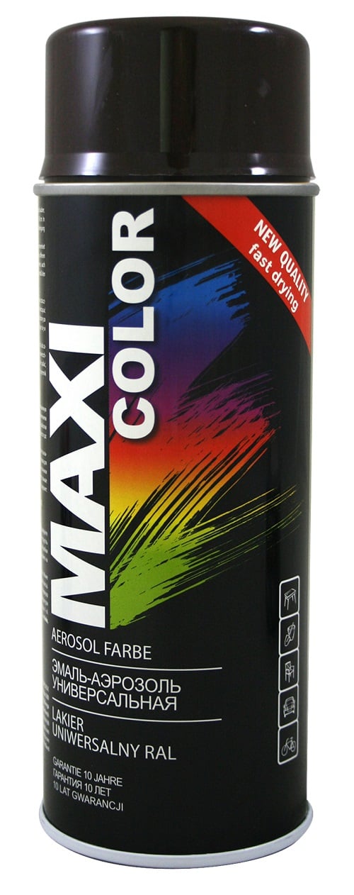 Акрилен спрей Maxi Color черен RAL 9005 / 400 ml