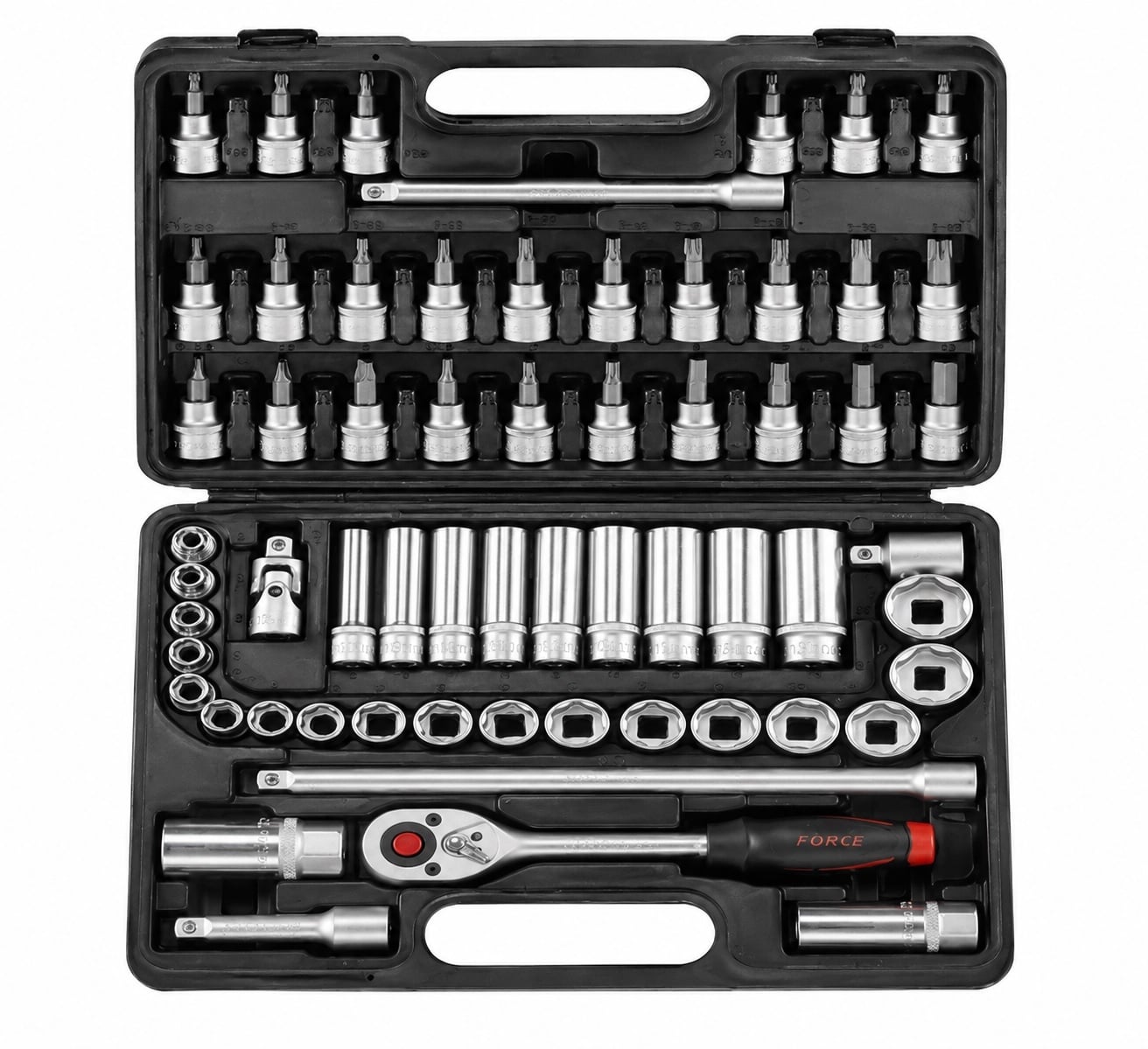 Гедоре 3/8" шестостен 6-24mm / 61 части