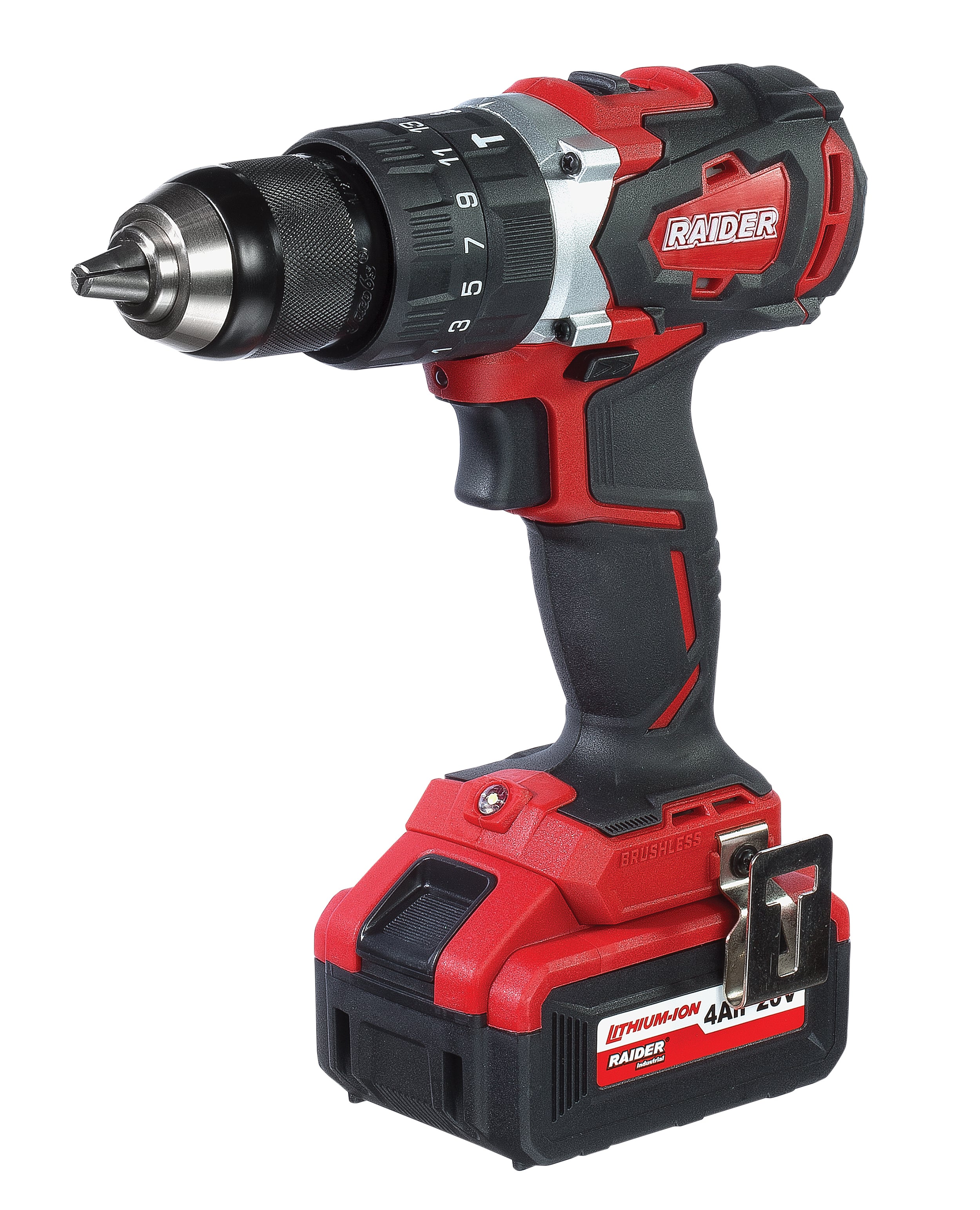 Акумулаторна ударна бормашина Raider Industrial RDI-CDB01  20V / 62Nm 