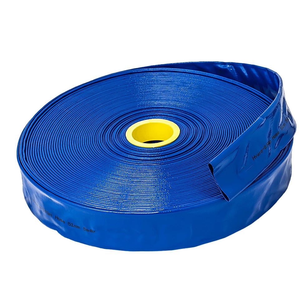 Плосък маркуч LayFlat Hydro S 1 1/2" ф38 / 3bar / 100м