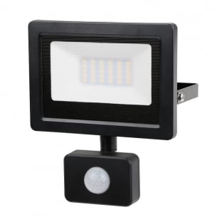 LED Slim прожектор с датчик за движение 20W 4200K IP44 