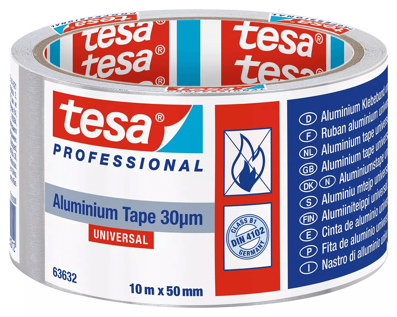 Алуминиева лента Tesa Basic 10m x 50mm