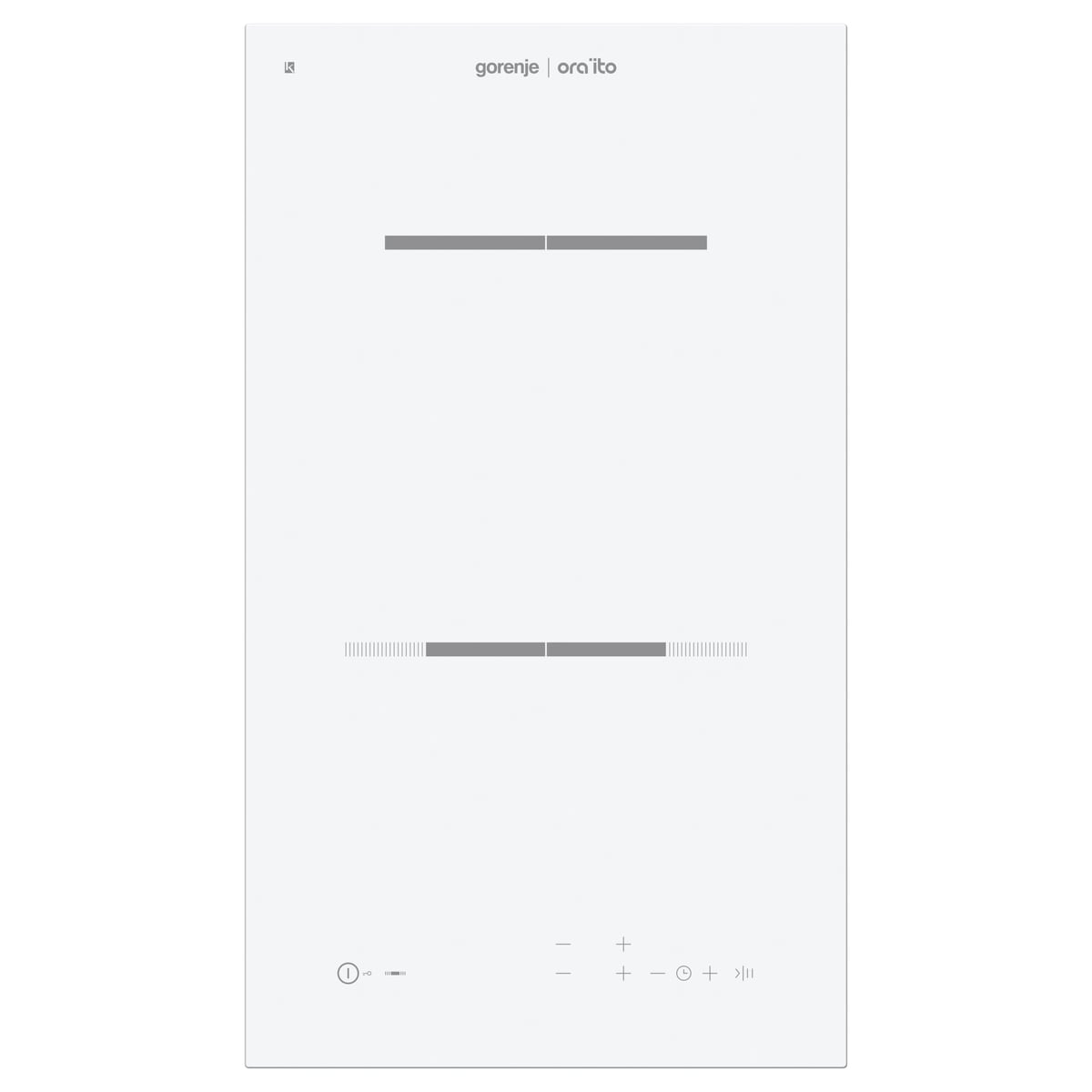 Стъклокерамичен плот за вграждане с 3 котлона Gorenje ECT322ORAW бял