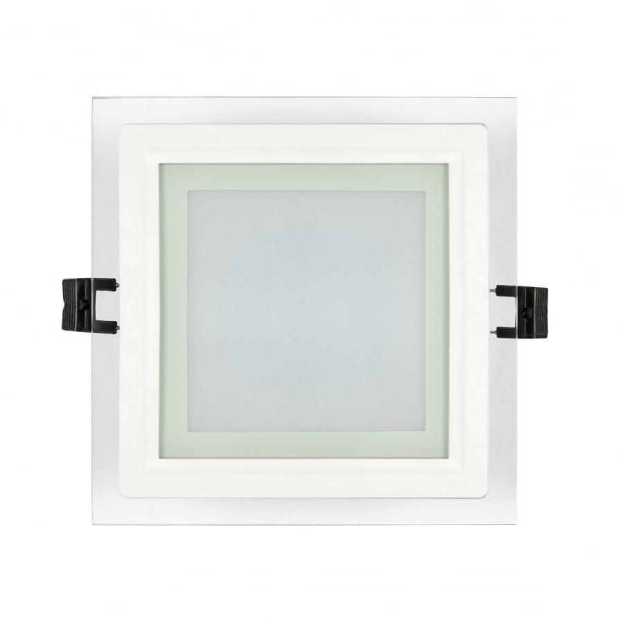 LED стъклен панел за вграждане квадрат 18W 4200K