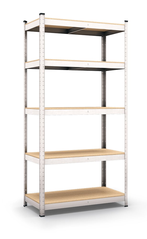 Метален поцинкован стелаж Standart DIY / 180х90х40 см, до 175 кг на рафт 