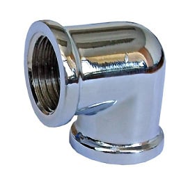 Водопроводно коляно хром 1/2'' Sakar