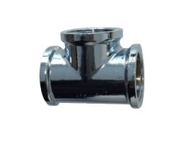 Водопроводен тройник хром 3/8'' Sakar