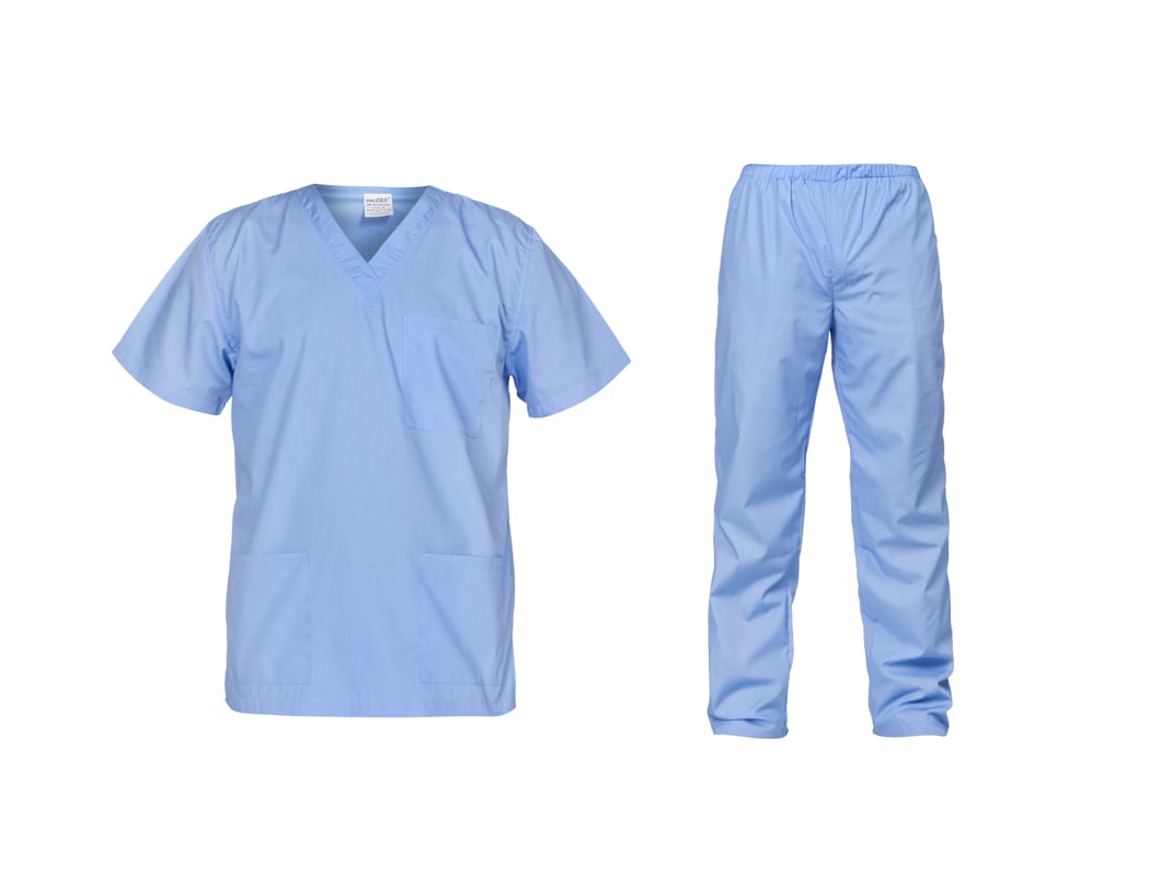 Комплект унисекс туника с панталон Cesare 430113 син XL