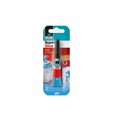 Супер лепило Bison Super Glue ® 2гр / гел карта