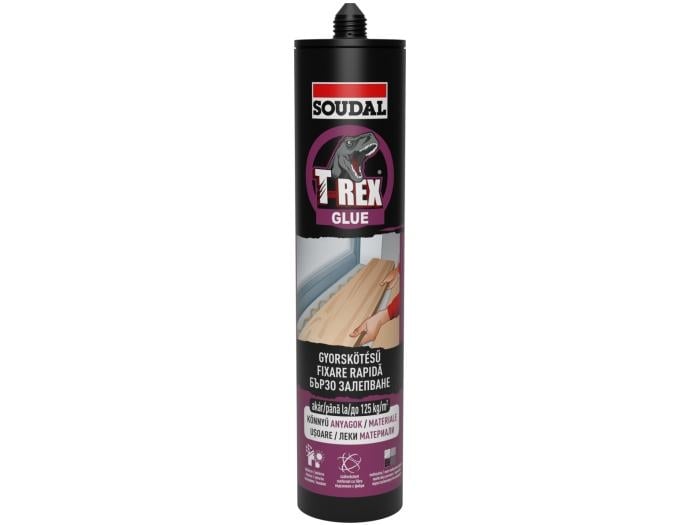 Монтажно лепило Soudal / T-rex бързо 380 г