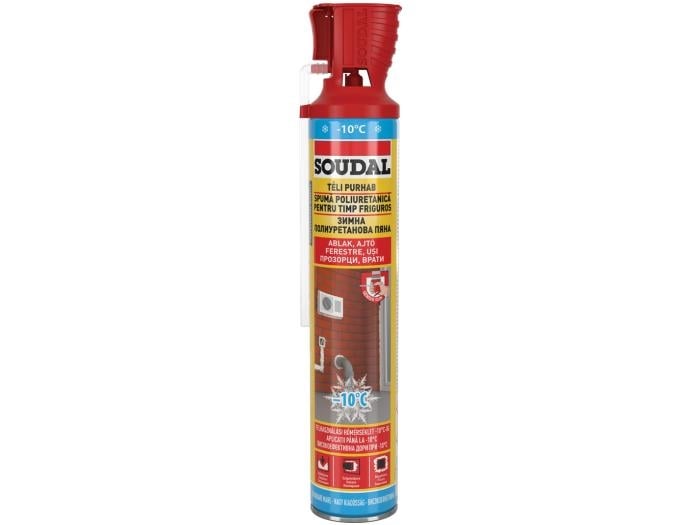 Полиуретанова зимна пяна Soudal пистолетна 750 мл