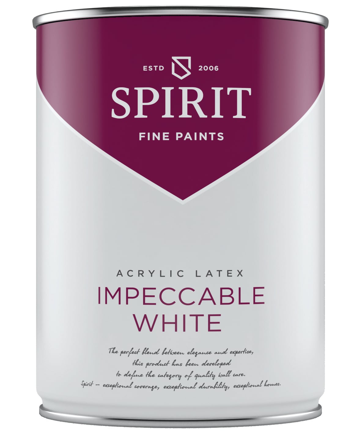 Интериорна боя Spirit Acrylic Latex Impeccable White 5л бяла 