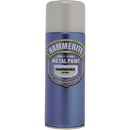 Спрей боя за метал хамър ефект сребро Hammerite 400 мл