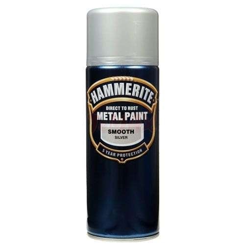 Спрей боя за метал гланц Hammerite сребро 0,4л