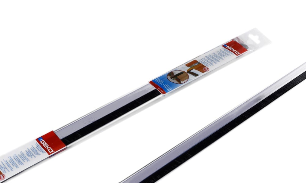 Уплътнител под врата Geko PVC 1м прозрачен