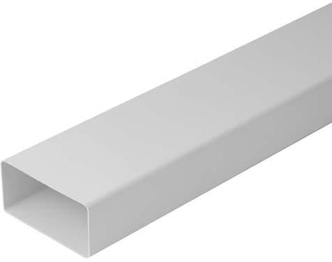 PVC плосък въздуховод 55х110мм/0.5м